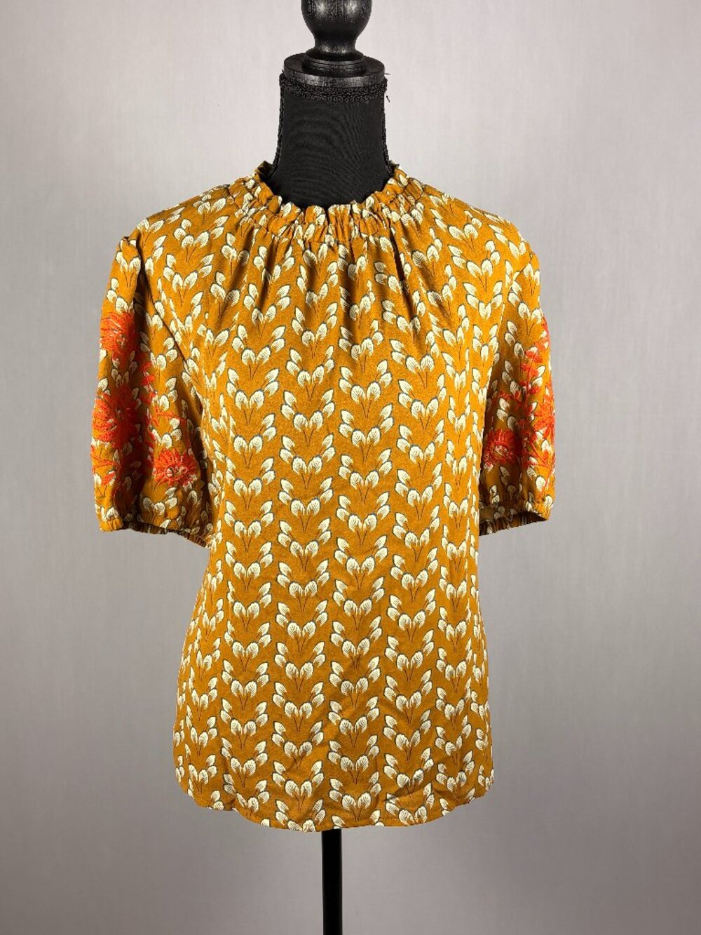 SHEIN | Boho Blouse w/Embroidered Sleeves | 1XL | NWOT
